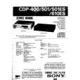 SONY CDP-501 Service Manual cover photo