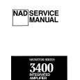 NAD 3400 Service Manual cover photo