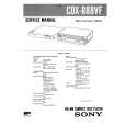 SONY CDXR88VF Service Manual cover photo