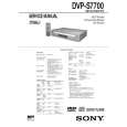 SONY DVPS7700 Service Manual cover photo