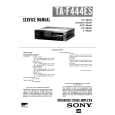 SONY TAF444ES Service Manual cover photo