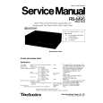 TECHNICS RSM95 Service Manual cover photo