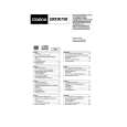 CLARION DRX9175R Owner's Manual cover photo