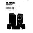 SONY SSFCR33 Owner's Manual cover photo