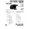 SONY CCD-TR323 Service Manual cover photo