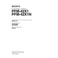 SONY PFM-42X1 Service Manual cover photo
