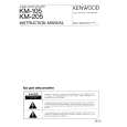 KENWOOD KM-105 Owner's Manual cover photo