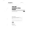 SONY EXCD-21 Owner's Manual cover photo