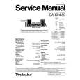TECHNICS SAEH550 Service Manual cover photo